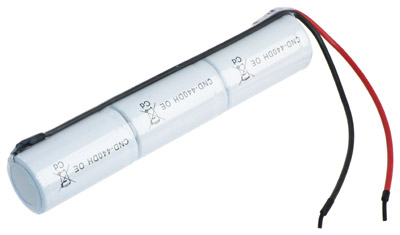 Akkupack Notlicht 3,6V / 4000mAh (4,0Ah) Stab mit Kabel