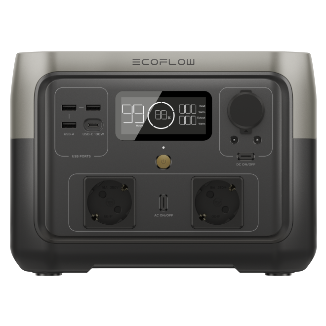 EcoFlow Power Station RIVER 2 MAX, 512 Wh
