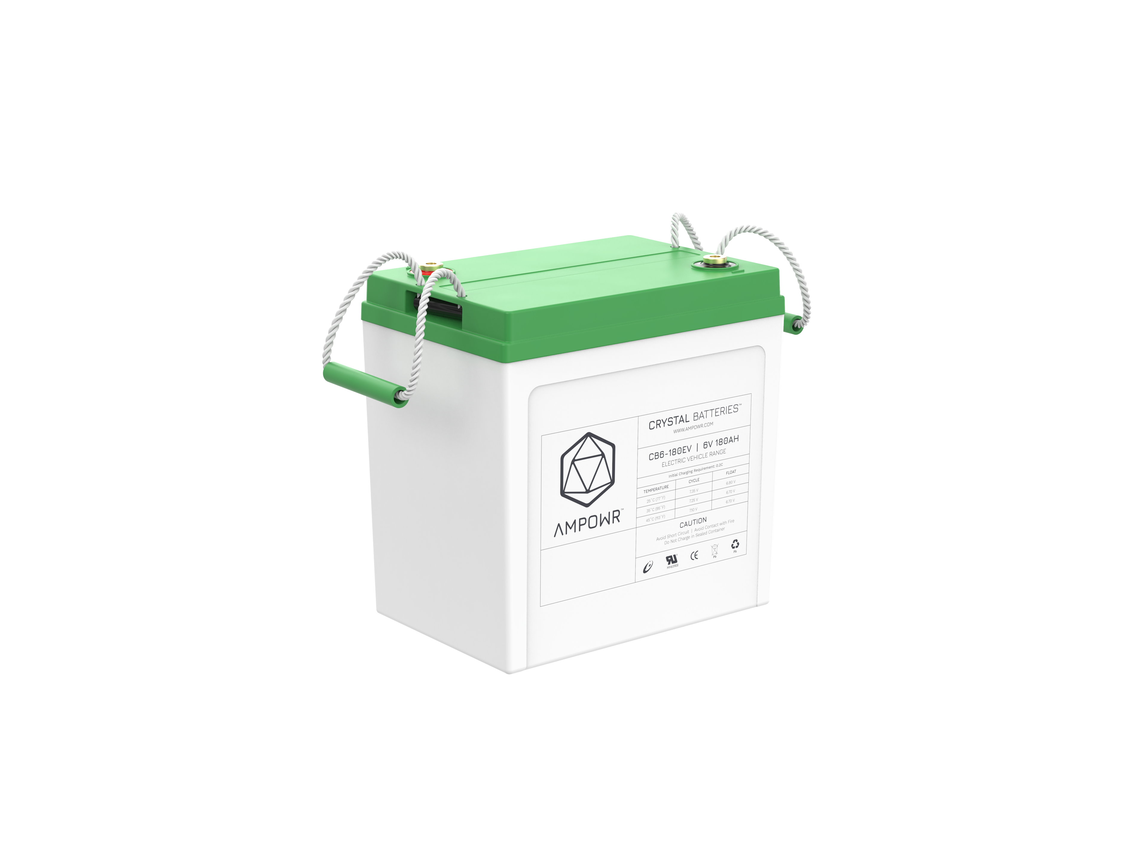 Ampowr CB6-210EV  (Lead Crystal 3-EVFJ-210) 6V / 210Ah, M6 Gewinde