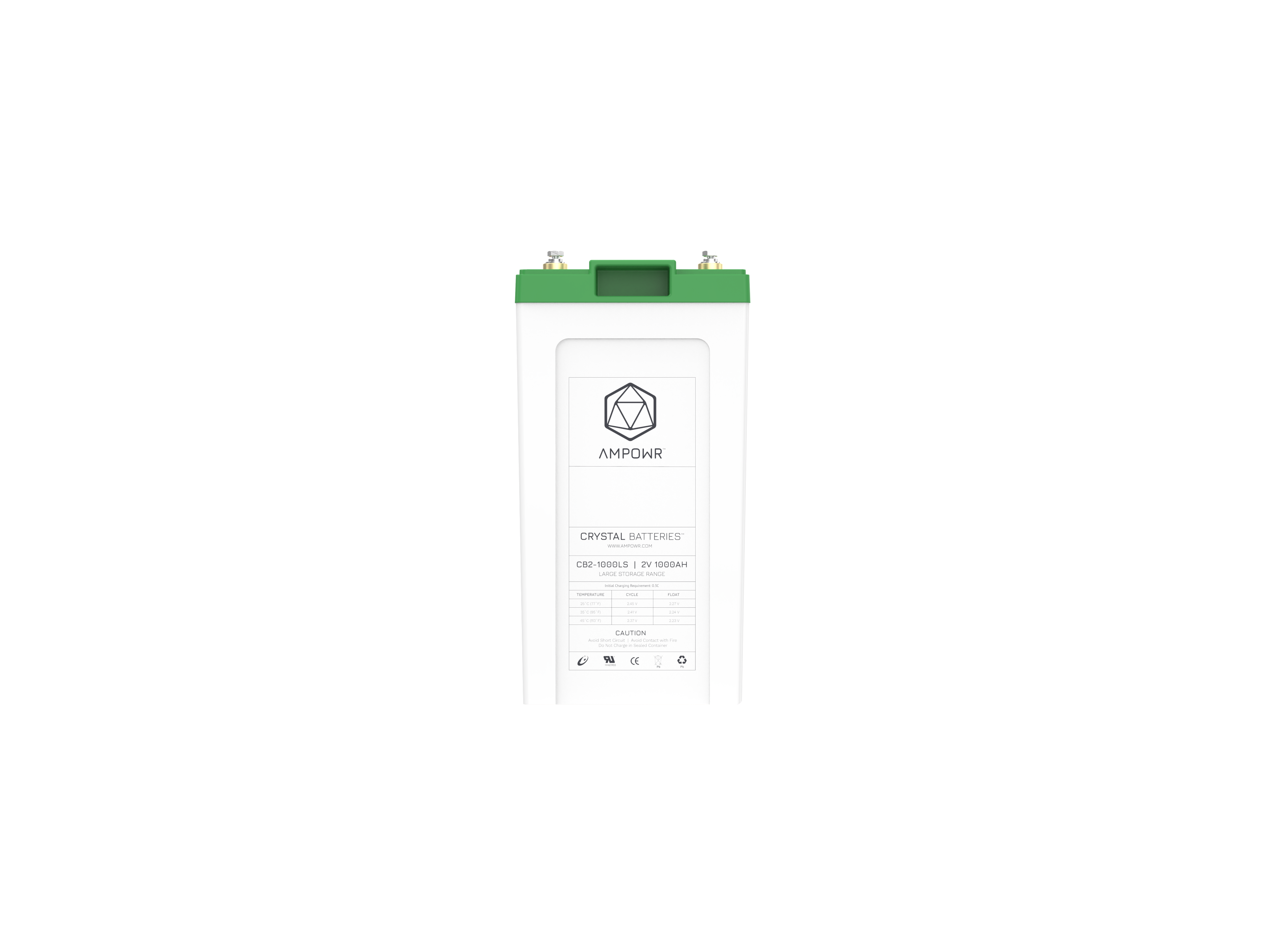 Ampowr CB2-1000LS (Lead Crystal CNFJ-1000) 2V / 1000SAh, M8 Gewinde