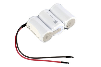 Akkupack Notlicht 3,6V / 4000mAh (4,0Ah) Reihe mit Kabel