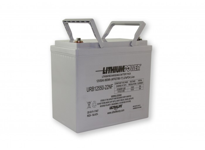URB12550-22F, 22.8V / 52.7Ah, Lithium-Eisen-Phosphat (LiFePO4)