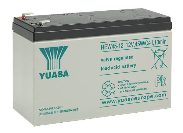 YUASA REW45-12 (45V 7Ah) Steckanschluss 6,35 mm