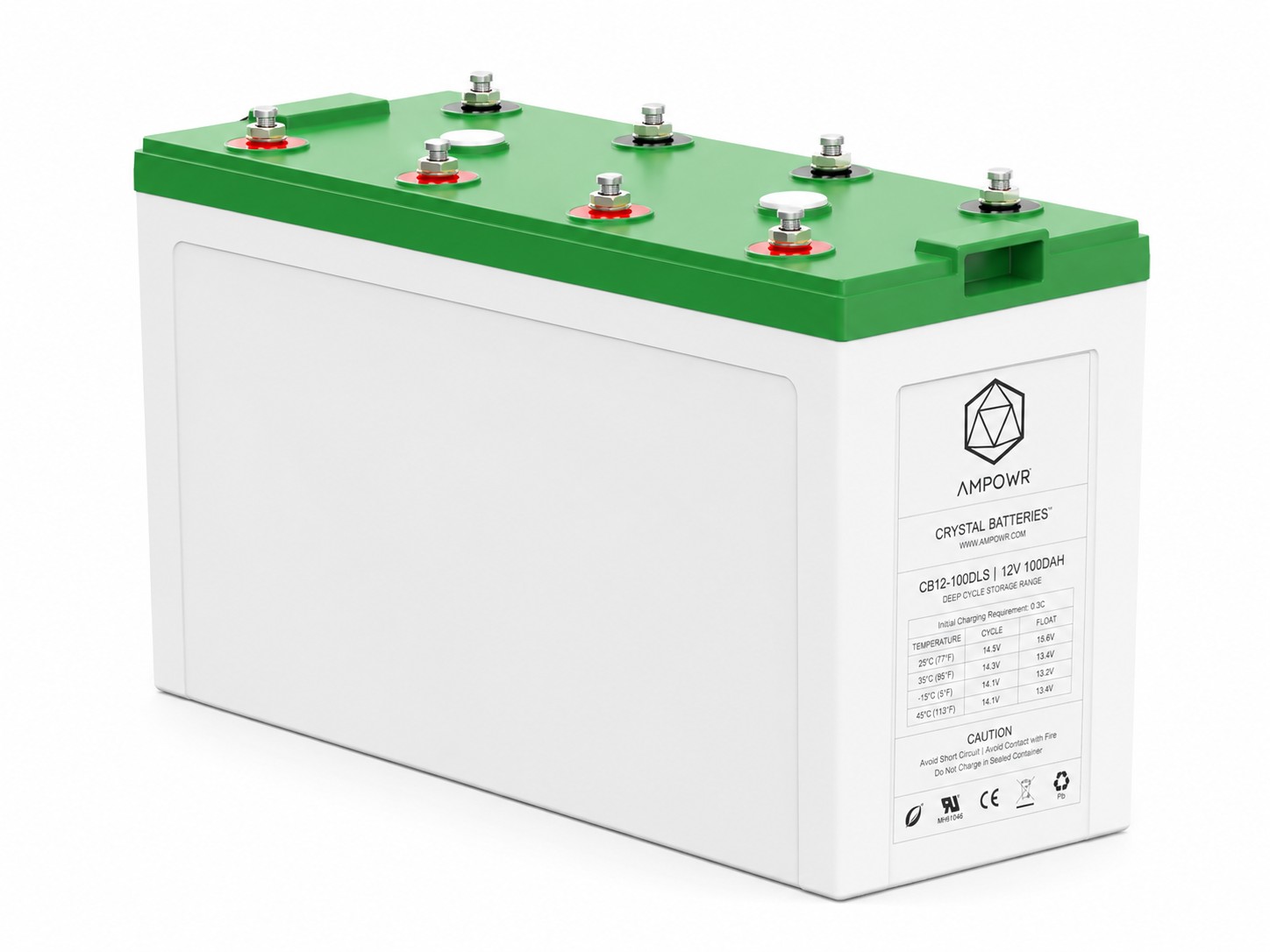 Ampowr CB2-1000LS (Lead Crystal CNFJ-1000) – 2V / 1000Ah Bleikristall