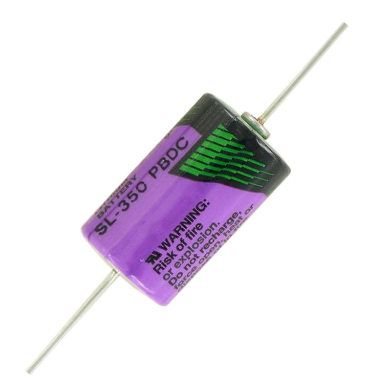 Tadiran SL-350/P, 3.6V /  Spezial-Batterie 1/2 AA Axial-Lötpin, Lithium Thionylchlorid