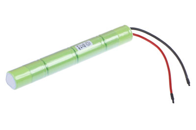 NI-MH Notleuchten Akku 4,8V / 4000mAh (4,0Ah) L1x4 mit Kabel
