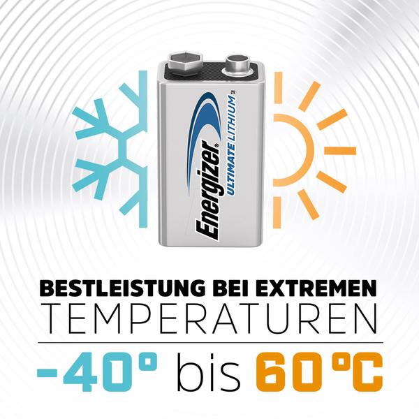 Energizer Ultimate 9V Lithium 1er Blister