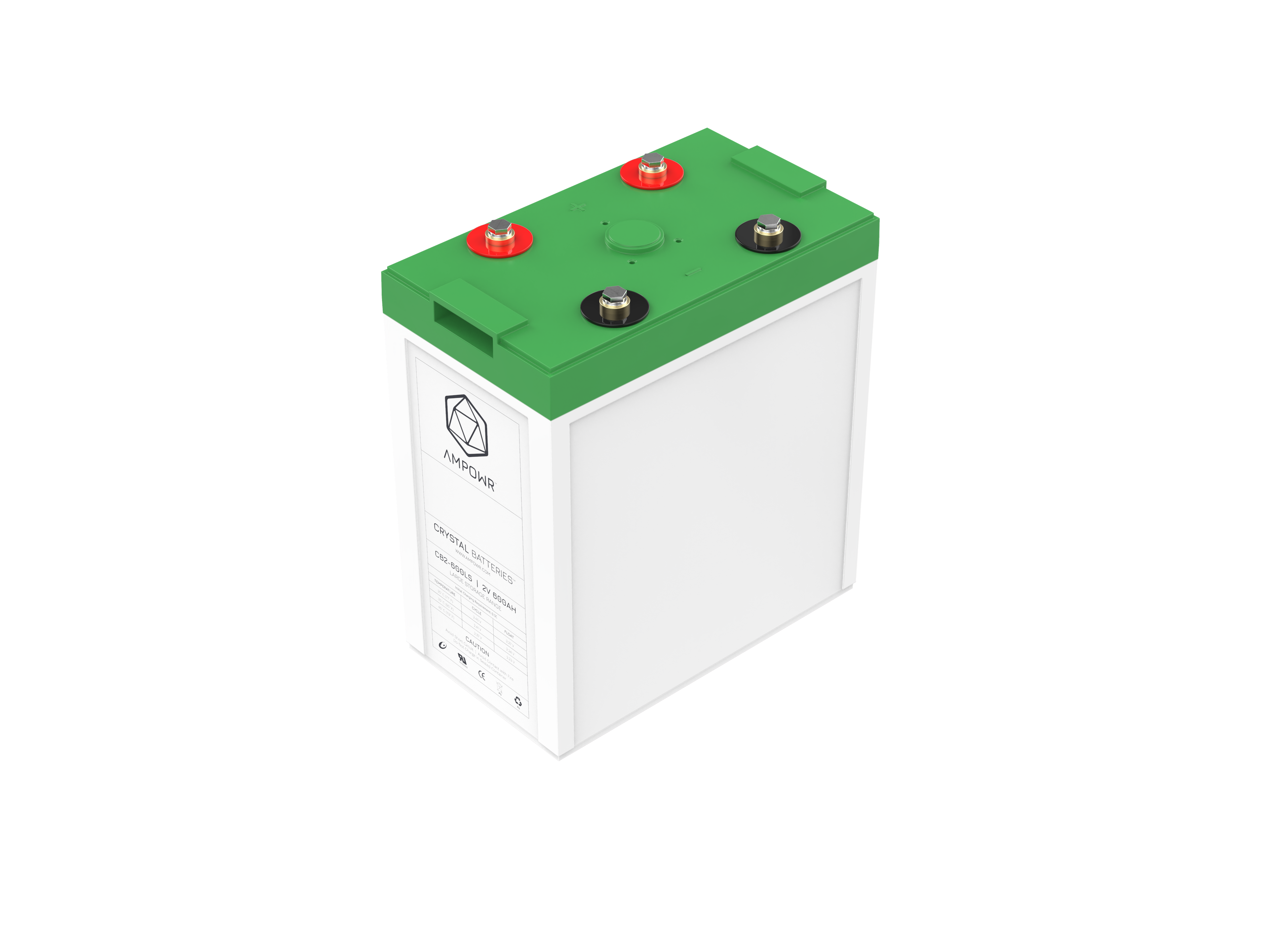 Ampowr CB2-600LS (Lead Crystal CNFJ-600) 2V / 600Ah, M8 Gewinde