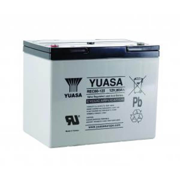 YUASA REC80-12 (80V 7Ah) Innengewinde M6