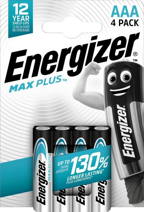 Energizer Max Plus LR03 AAA Alkaline Industrial (4er Blister)