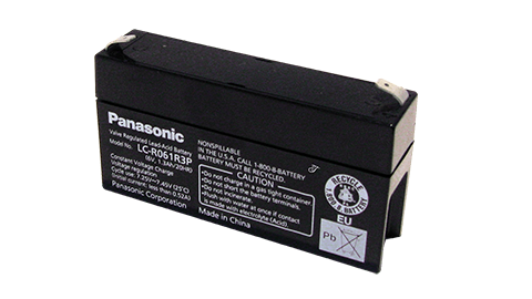 Panasonic LC-R061R3P Blei Akku 6V, 1.3Ah (Ersatzartikel siehe ähnlich Artikel)