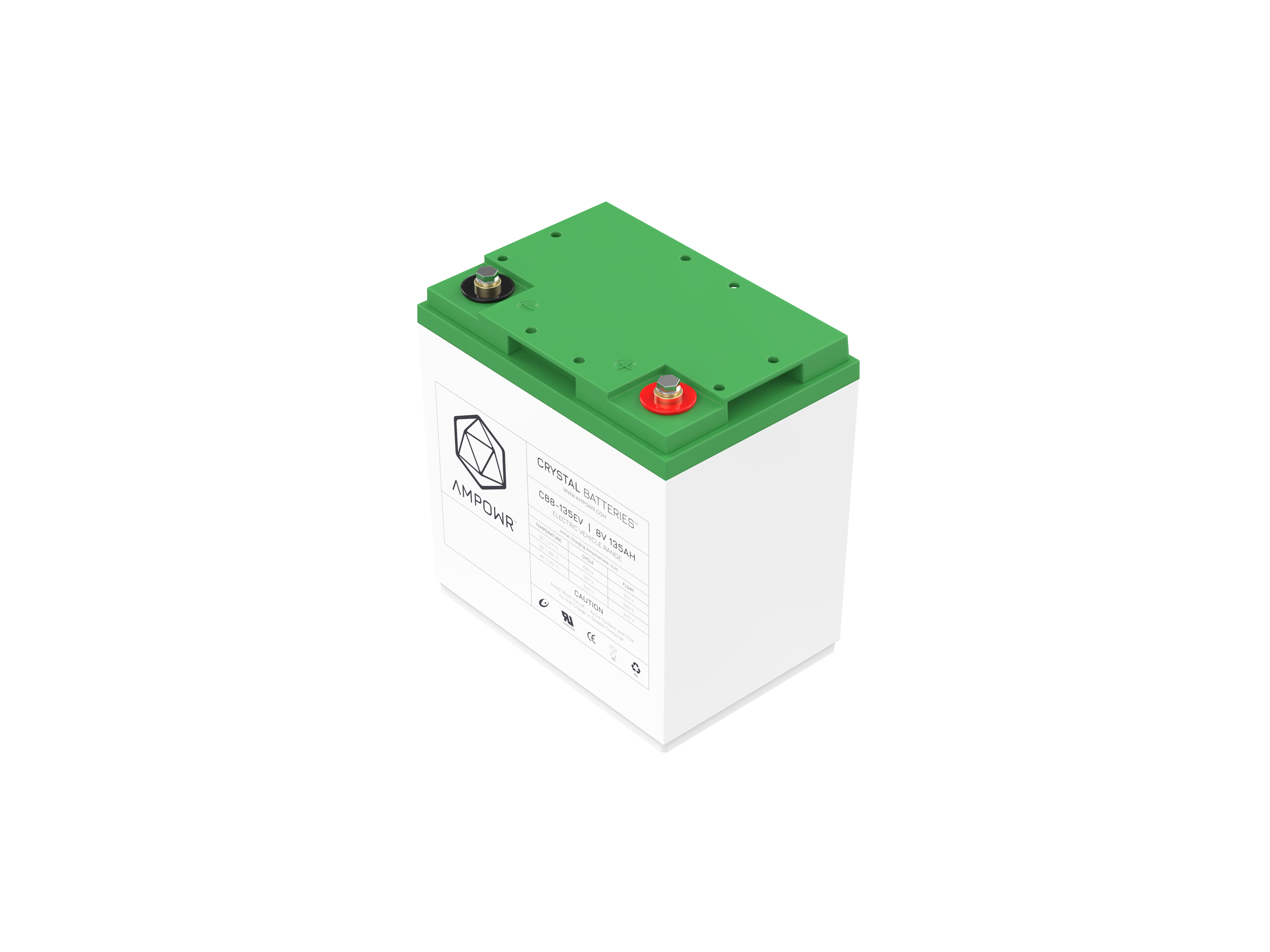 Ampowr CB8-135EV (Lead Crystal 4-EVFJ-135) 8V / 135Ah, M6 Gewinde