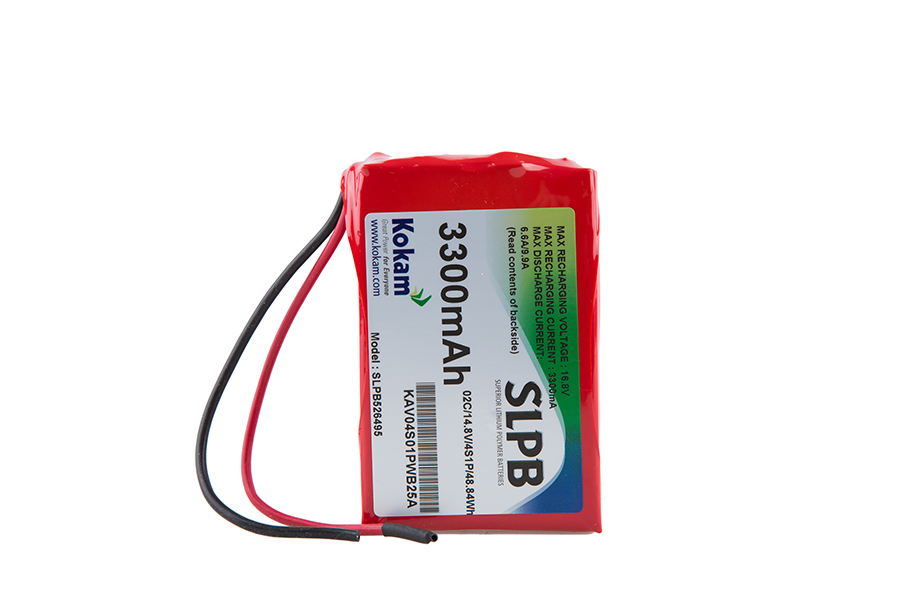 Kokam SLPB 526495,4S1P, 14.8V / 3300mAh, LiPo-Akku