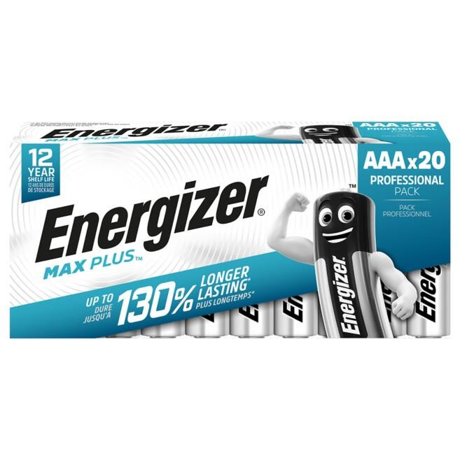 Energizer Max Plus LR03 AAA Industrial (50 Stück)  