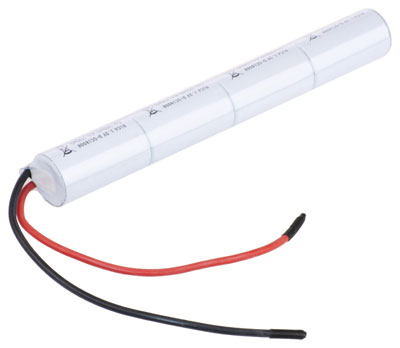 NI-CD Notleuchten Akku 4,8V / 1800mAh (1,8Ah) L1x4 mit Kabel