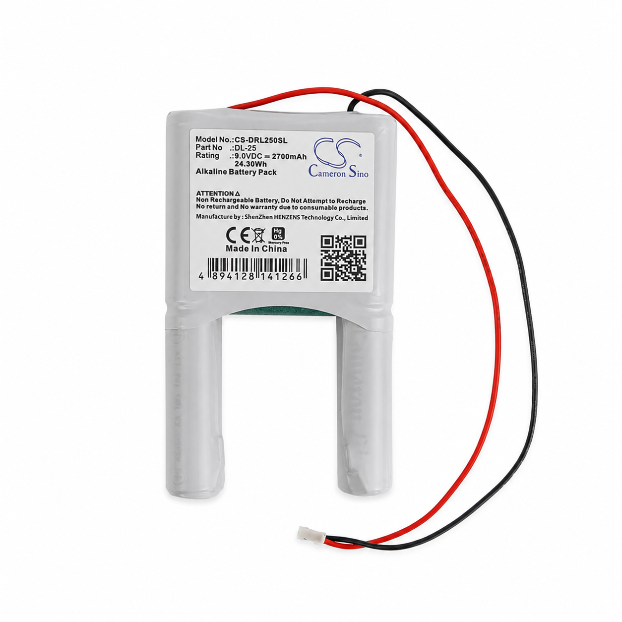 Ersatz-Akku für Nabc HTL10 ersetzt DL-30 / DL-25 lose