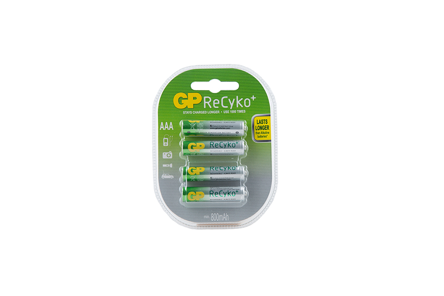 GP ReCyko+ Akku,  GP-85AAAHBC, AAA, NiMH, Micro / 1,2V, 800mAh