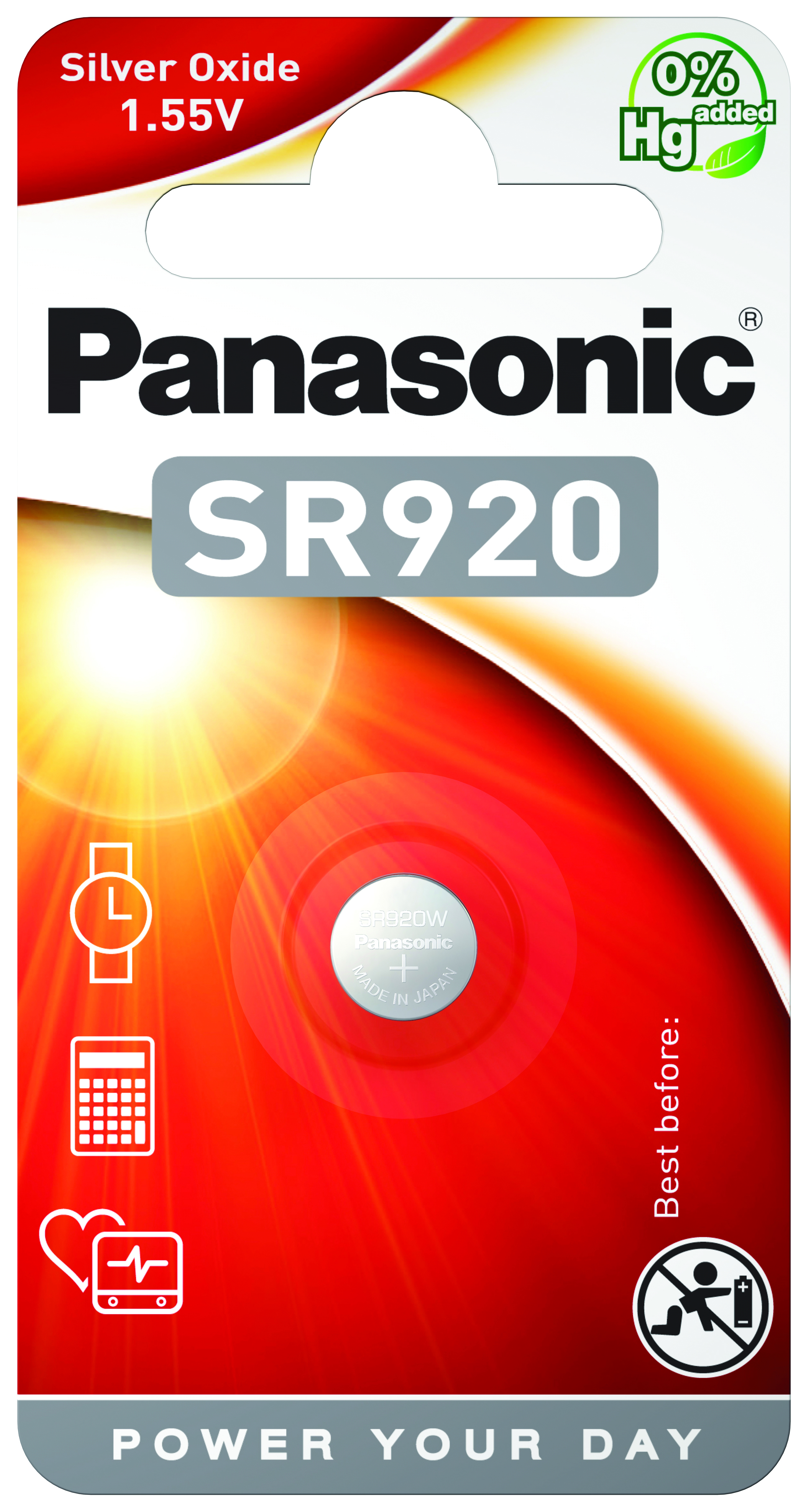 Panasonic SR920 (Silberoxid/Uhrenbatterien)