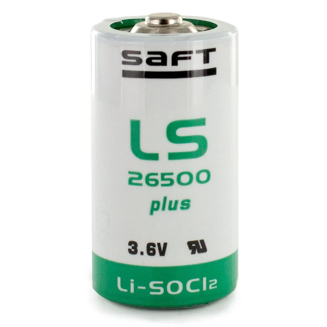 SAFT LS26500 Plus 3.6V / 7,7Ah,  Li-SOCI2, C-Size bobbin cell