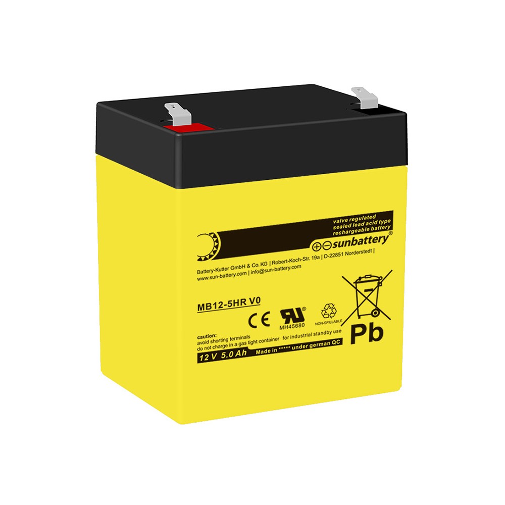  SUN Battery MB12-5HR V0