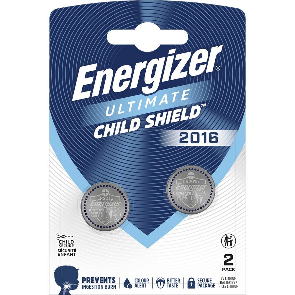  Energizer CR2016 Child Shield Ultimate Lithium 2er Blister