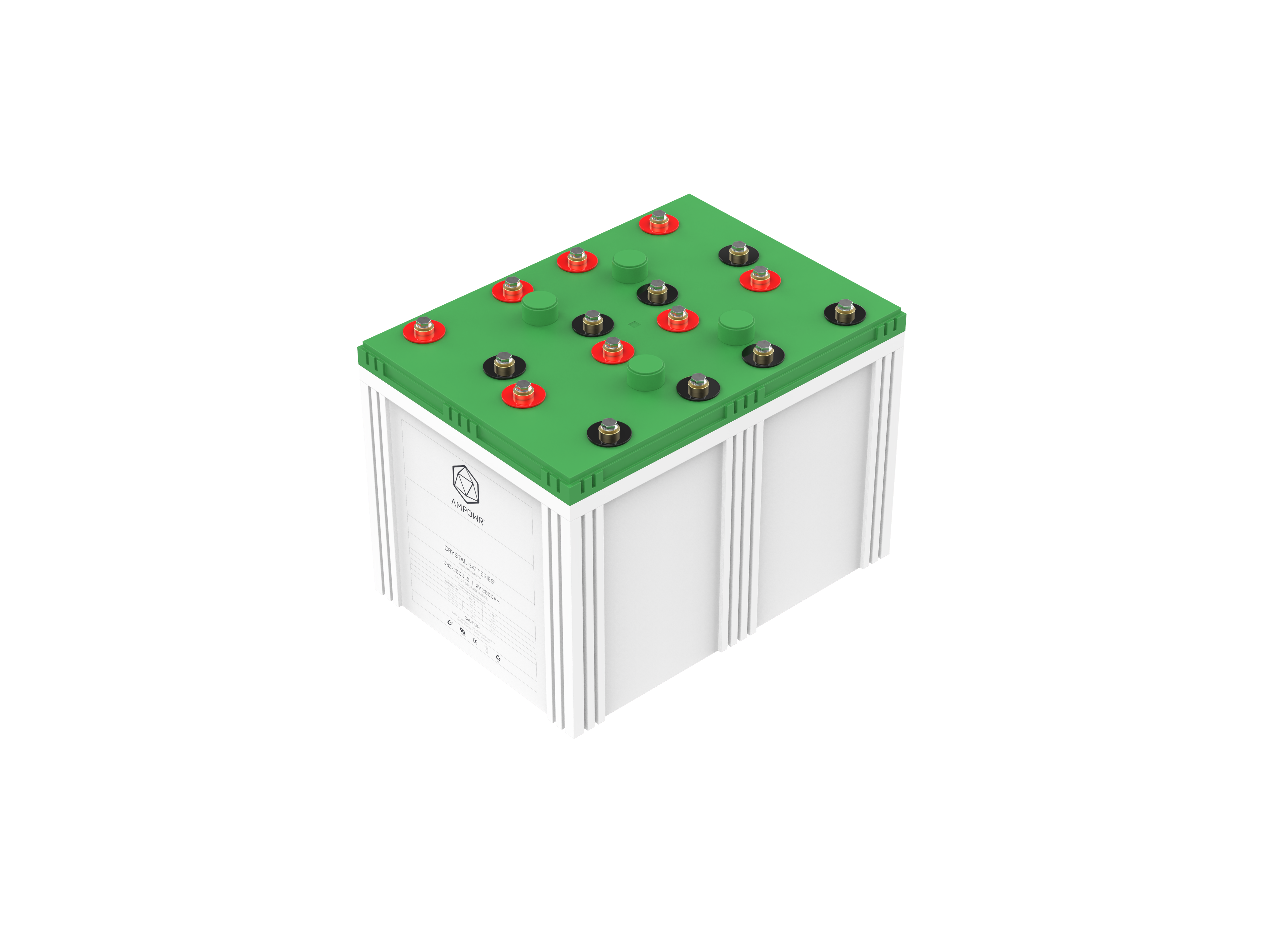 Ampowr CB2-2000LS (Lead Crystal CNFJ-2000) 2V / 2000Ah, M8 Gewinde