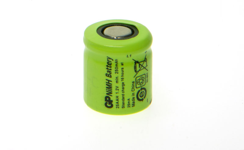 GP Batteries GP25AAH Spezial-Akku 1/3 AA Flat-Top, NiMH / 1.2 V 250 mAh