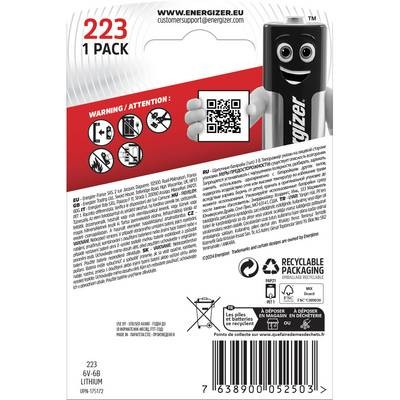Energizer 2CR5 245 Lithium Foto (1er Blister)