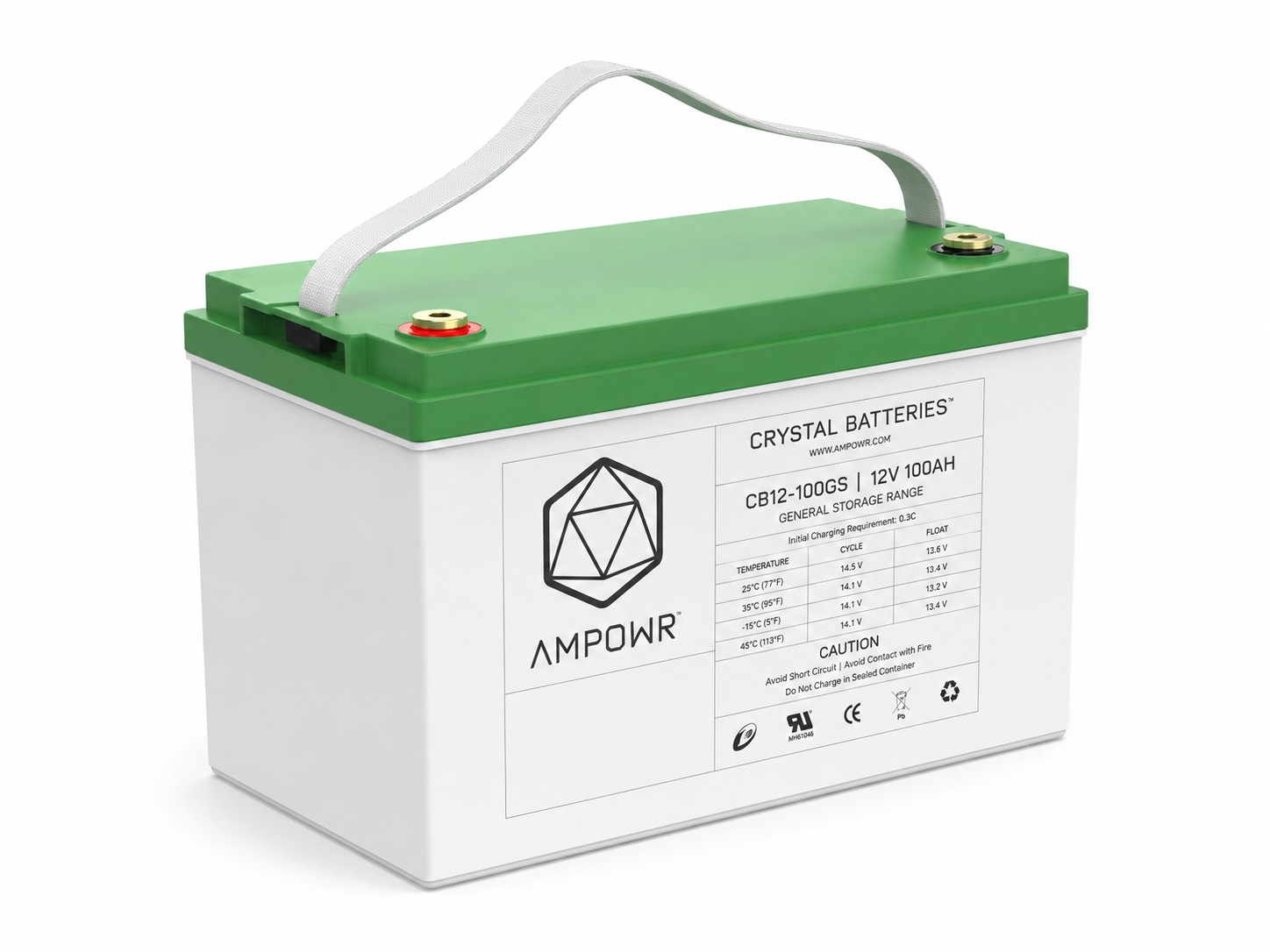 Ampowr CB12-100GS (Lead Crystal 6-EVFJ-100) – 12V / 100Ah Bleikristall