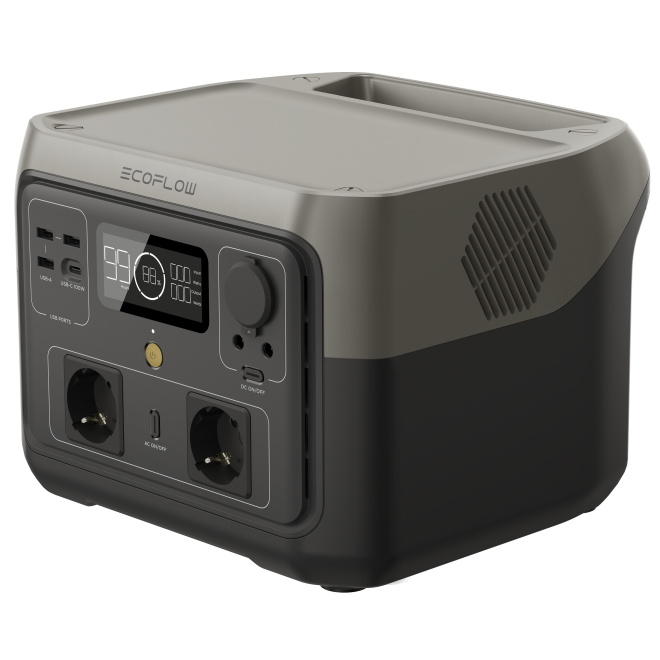 EcoFlow Power Station RIVER 2 MAX, 512 Wh