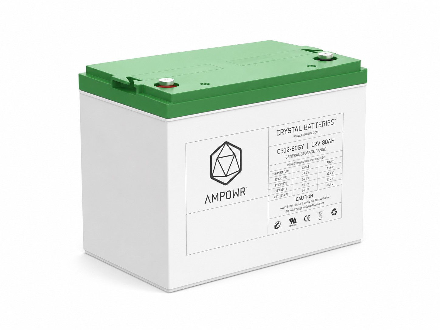 Ampowr CB12-60EV (Lead Crystal 6-EVFJ-60) – 12V / 60Ah Bleikristall