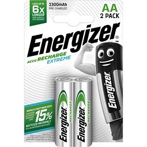 Energizer Recharge AA Akku HR06 Mignon 2.300mAh (2er Blister)
